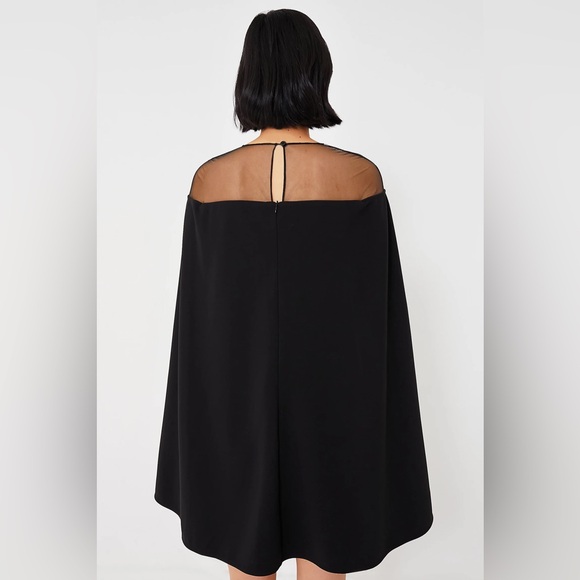 TUCKERNUCK Black Estelle Cape Dress - Picture 9 of 12